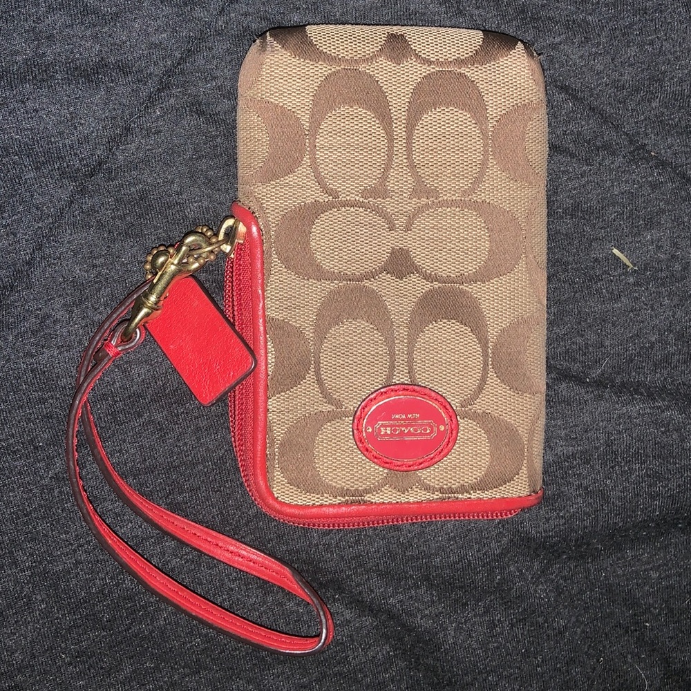 Coach wristlet